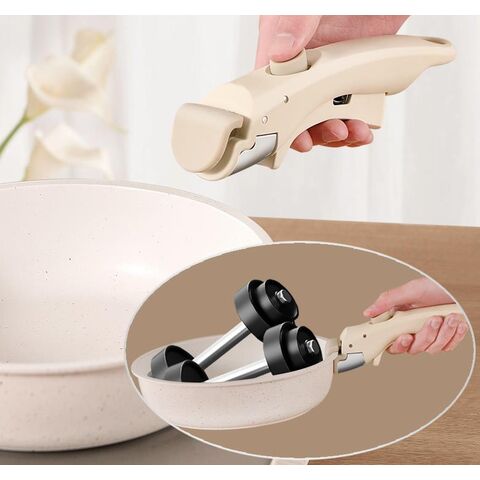 Juego de utensilios de cocina antiadherentes con mango desmontable