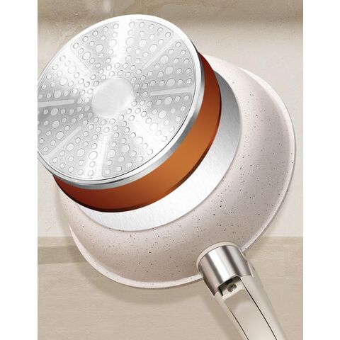 Juego de utensilios de cocina antiadherentes con mango desmontable