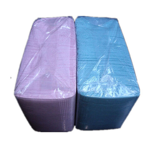Bavoirs Dentaires 3 Plis avec Film PE Imperméable Renforcé pour une Protection Optimale du Patient