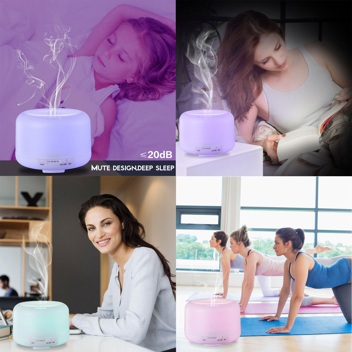 Bulk Buy China Wholesale Oem Oil Diffuser Humidifier 500ml, Electric ...