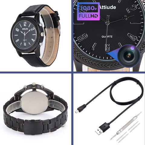 1080P HD Hidden Watch Camera Mini DV USB camcorder Video Voice 2024 Recorder CAM