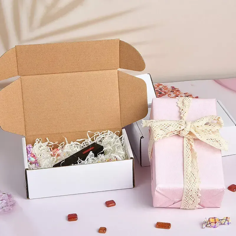 Wholesale Biodegradable Clothing Fold Corrugated Kraft Paper Box ...