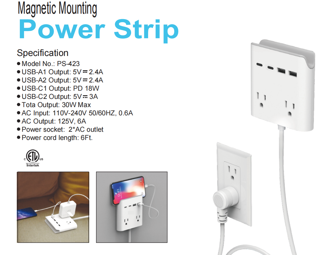 New Style ABS Plastic Extension Good Quality 240V EU Electric