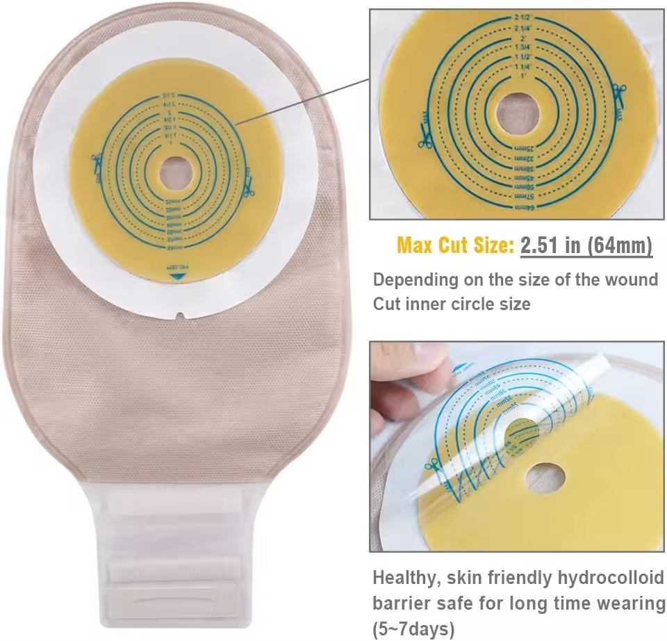 Medical Surgitech Stoma Bag Colostomy Bags Drainable Ostomy Stoma ...