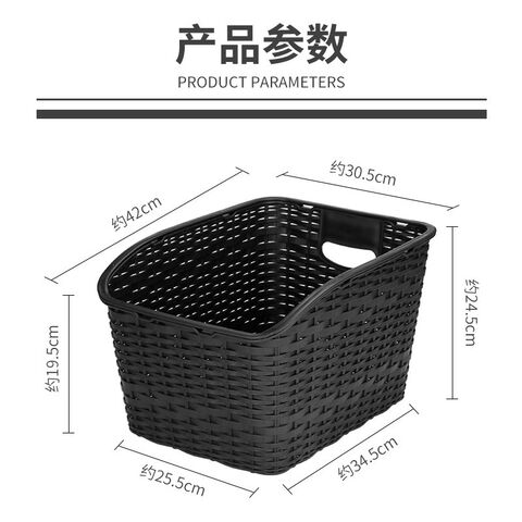 Cesta de bicicleta grande bolsa de plástico cesta de la bicicleta de montaña cesta de coche trasero plegable bicicleta eléctrica cesta de montar