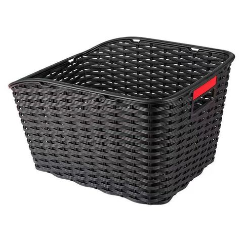 Cesta de bicicleta grande bolsa de plástico cesta de la bicicleta de montaña cesta de coche trasero plegable bicicleta eléctrica cesta de montar