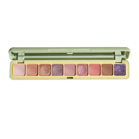 Palette de fards à paupières haute pigmentation avec miroir, meilleure qualité, marque privée