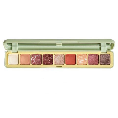 Palette de fards à paupières haute pigmentation avec miroir, meilleure qualité, marque privée
