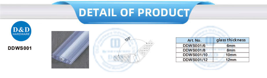 Bulk Buy China Wholesale Glass Door Waterproof Pvc Plastic Seal Strip ...