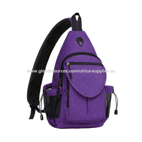 Bolso de Pecho Bandolera Personalizado Antirrobo, Mochila Cruzada de Lona para Senderismo, Bolso de Viaje para Mujer
