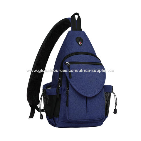 Bolso de Pecho Bandolera Personalizado Antirrobo, Mochila Cruzada de Lona para Senderismo, Bolso de Viaje para Mujer