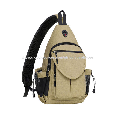 Bolso de Pecho Bandolera Personalizado Antirrobo, Mochila Cruzada de Lona para Senderismo, Bolso de Viaje para Mujer