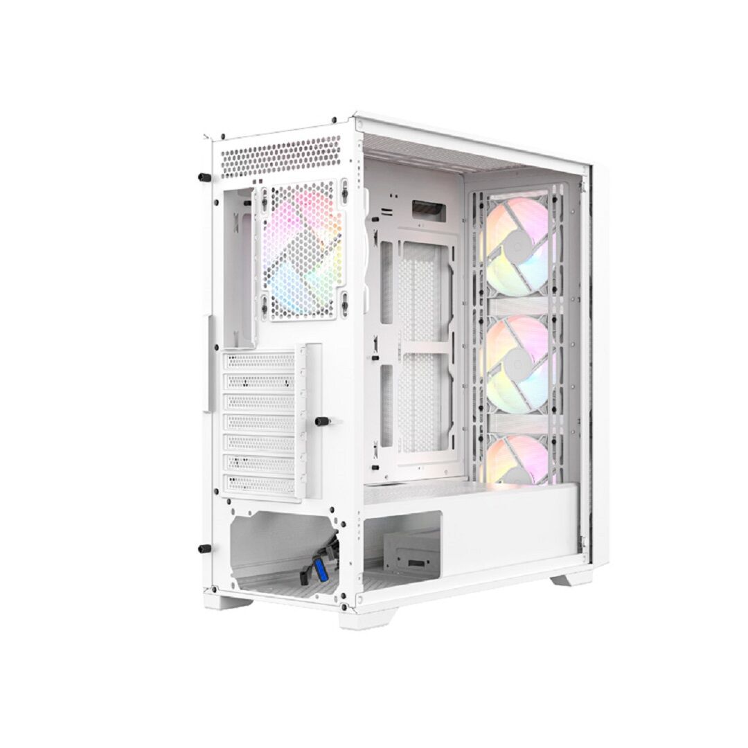 M-atx Simple Gray And White Color Scheme Case Gaming Computer Cases ...