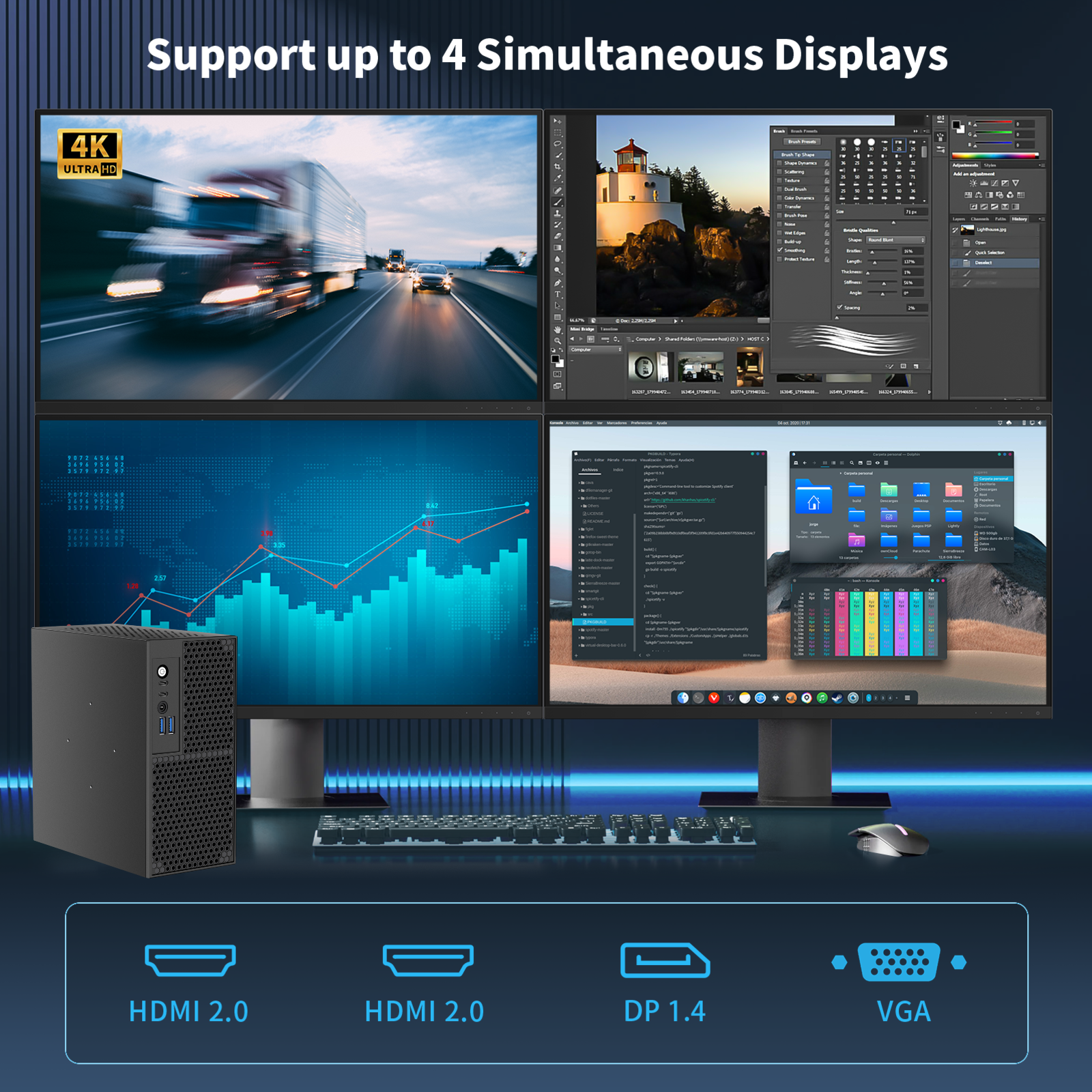 X3-b760 Small Form Factor Desktop Pc, Intel Core 14th Gen I5-14400 ...