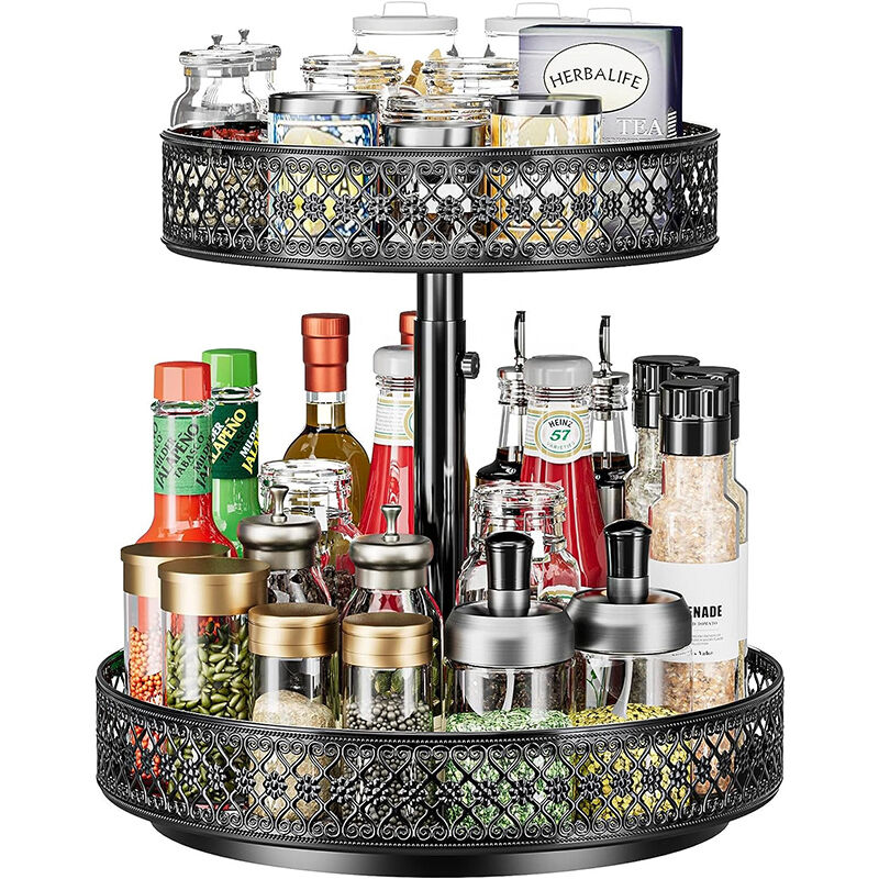 Wholesale Kitchen Racks Multi Purpose Metal 2 Tiers Countertop Storage ...