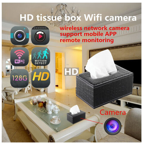 2024 4K inalámbrico P2P cámara IP de interior de seguridad Ultra claro caja de tejido IP red wifi cámara espía oculta