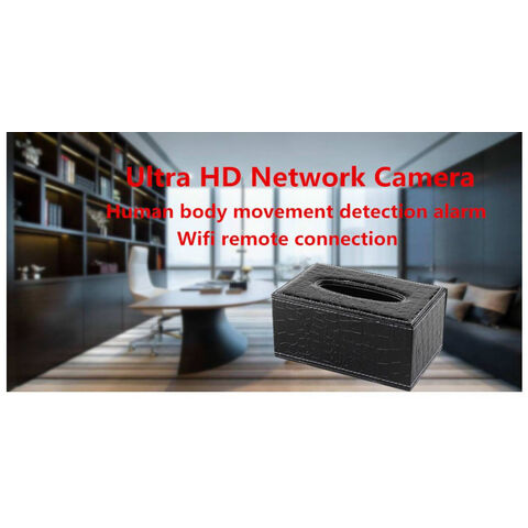2024 4K inalámbrico P2P cámara IP de interior de seguridad Ultra claro caja de tejido IP red wifi cámara espía oculta