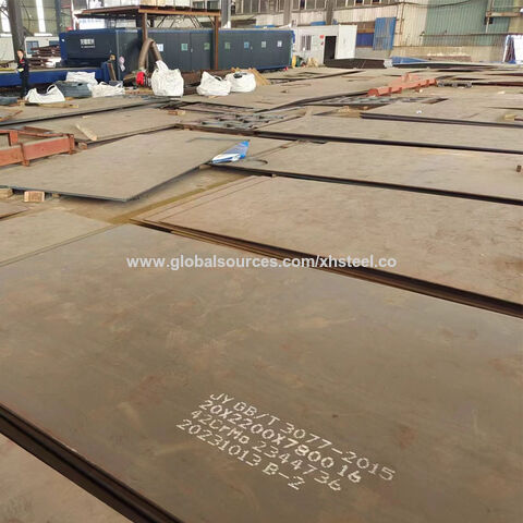 Chapa de Aço MS Laminado a Quente ASTM A36 S235jr Ss400 Mn13 Q355 Q235B 3mm 6mm 8mm, Aço Estrutural Carbono para Construção Naval