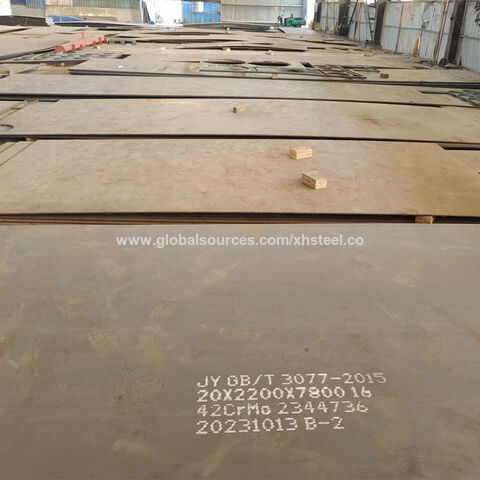Chapa de Aço MS Laminado a Quente ASTM A36 S235jr Ss400 Mn13 Q355 Q235B 3mm 6mm 8mm, Aço Estrutural Carbono para Construção Naval