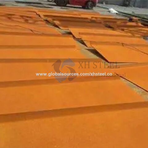 صفائح فولاذ كورتن SPA-H مقاومة للعوامل الجوية، مدرفلة على الساخن Q295gnh Q235nh Q355nh بسماكة 2 مم/4 مم/6 مم/8 مم، ألواح فولاذ مقاومة للعوامل الجوية بأبعاد 4*8 قدم