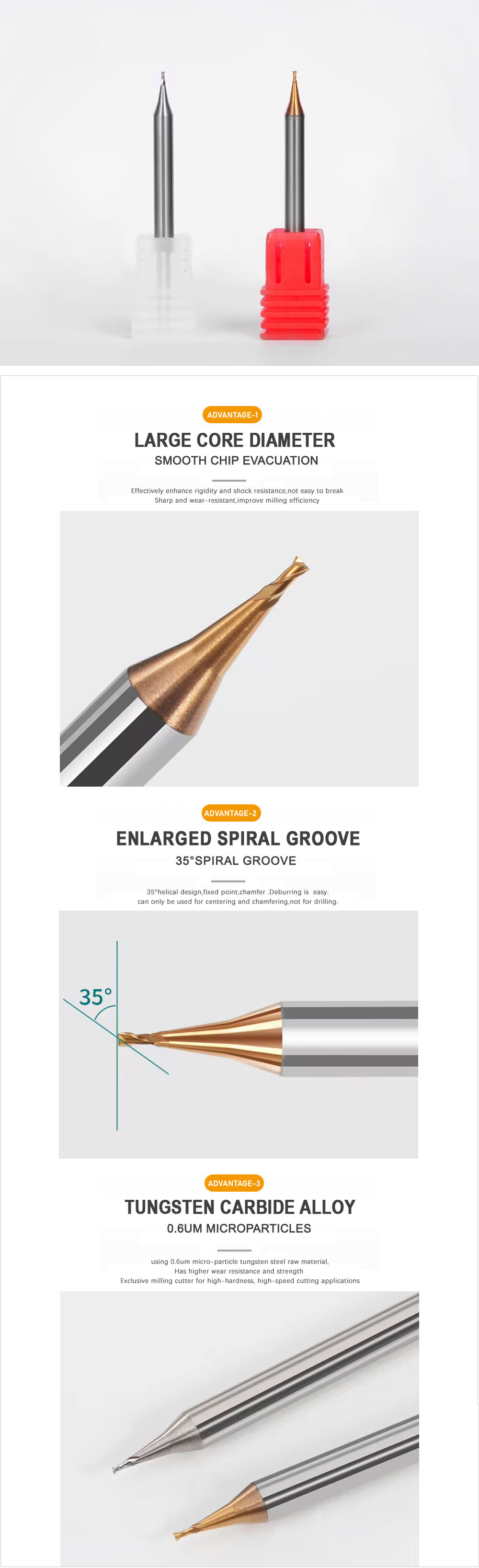 Bulk Buy China Wholesale Hot Sale Solid Carbide Coated Cnc Milling ...