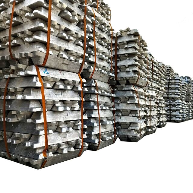 All New High Purity Metal Ingot 99.7~99.9 Unalloyed A7 Aluminium Ingots ...