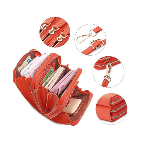 Bolsa de ombro feminina multifuncional de design de moda por atacado para celular