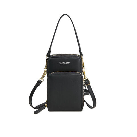 Bolsa de ombro feminina multifuncional de design de moda por atacado para celular