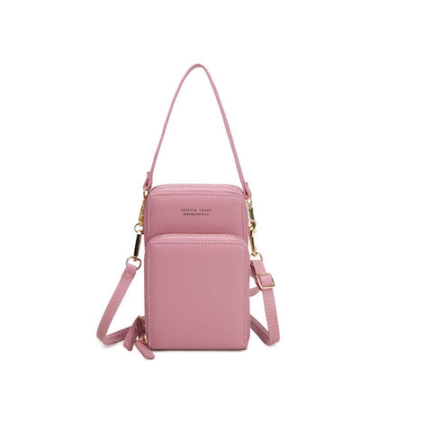 Bolsa de ombro feminina multifuncional de design de moda por atacado para celular