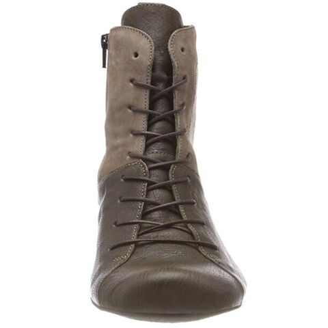 Modische Keilabsatz-Stiefeletten mit hohem Absatz