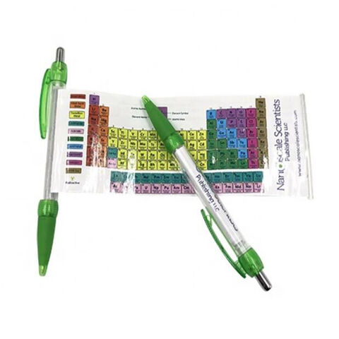 Stylos Publicitaires Rétractables en Plastique avec Bannière Enroulable Personnalisée Logo OEM