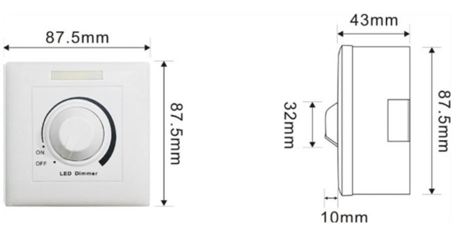 0-10v Max 2000w Ir Led Dimmer Controller With Remote Infrared 13keys ...