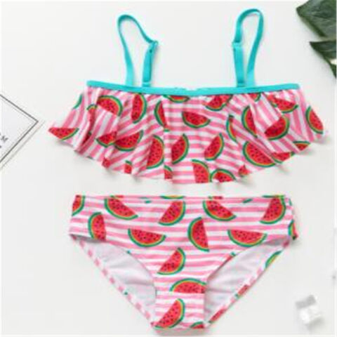 OEM Willkommen Zweiteiliger Badeanzug für Mädchen - Sommer Bikini Sets Kinder Badebekleidung, Schönes Bademode