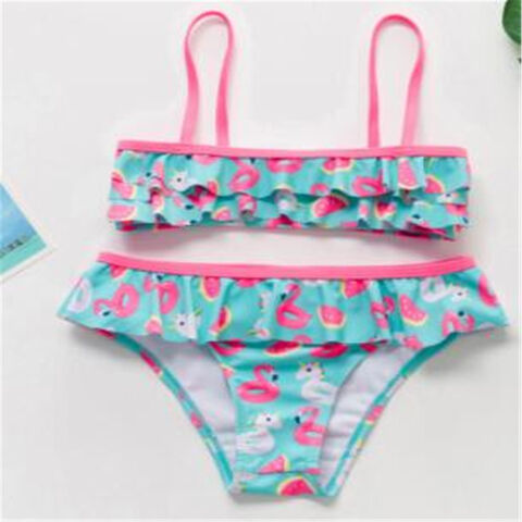 OEM Willkommen Zweiteiliger Badeanzug für Mädchen - Sommer Bikini Sets Kinder Badebekleidung, Schönes Bademode