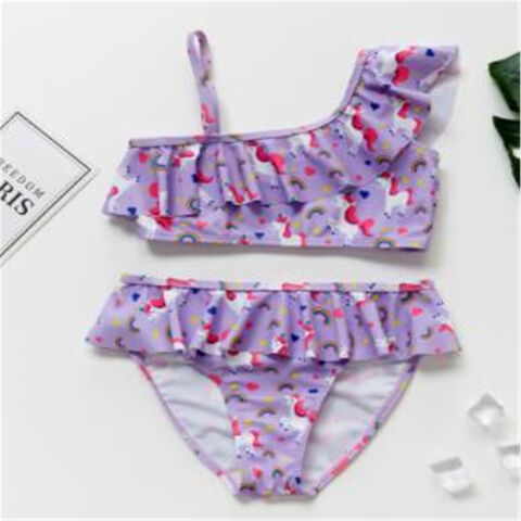 OEM Willkommen Zweiteiliger Badeanzug für Mädchen - Sommer Bikini Sets Kinder Badebekleidung, Schönes Bademode