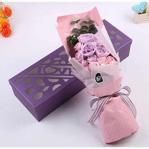 Caja de Flores de Lujo con Diferentes Diseños para Embalaje - Cajas de Regalo para Flores Personalizadas