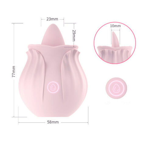 Nouveau vibrateur de haute qualité en forme de rose pour jouets sexuels féminins