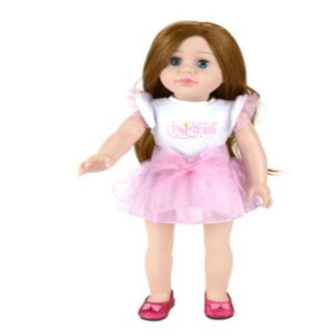 Muñecas OEM Bienvenidas Estilo Princesa Morada para Nuestras Generaciones, Muñecas de Vinilo Suave de 18 Pulgadas