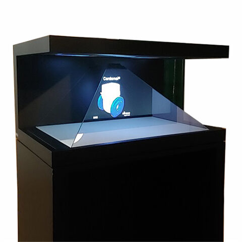 HD Projektions-Hologrammbox aus gehärtetem Glas, 270 Grad