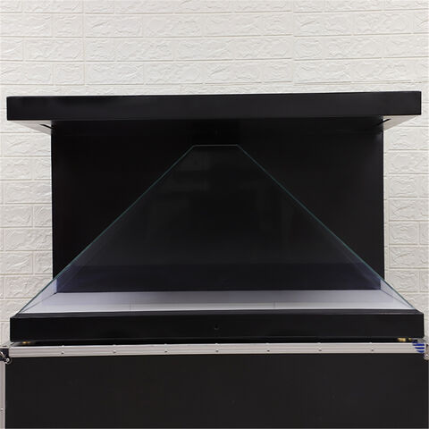 HD Projektions-Hologrammbox aus gehärtetem Glas, 270 Grad