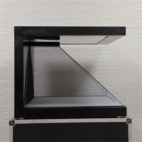 HD Projektions-Hologrammbox aus gehärtetem Glas, 270 Grad