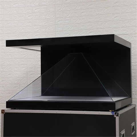 HD Projektions-Hologrammbox aus gehärtetem Glas, 270 Grad