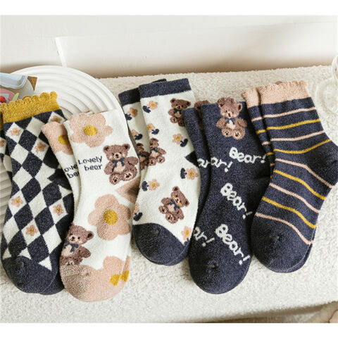 Großhandel Neue dicke Socken für den Winter - Warme Bodensocken JX