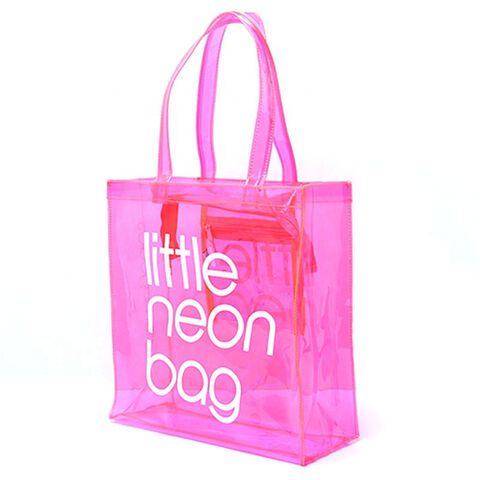 Bolsos de Mano Transparentes de Plástico Translúcido de Moda para Mujer, Impermeables, Bienvenido OEM/Personalizado