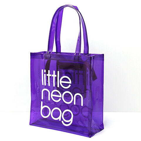 Bolsos de Mano Transparentes de Plástico Translúcido de Moda para Mujer, Impermeables, Bienvenido OEM/Personalizado