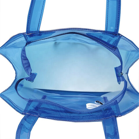 Bolsos de Mano Transparentes de Plástico Translúcido de Moda para Mujer, Impermeables, Bienvenido OEM/Personalizado