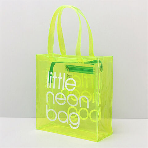 Bolsos de Mano Transparentes de Plástico Translúcido de Moda para Mujer, Impermeables, Bienvenido OEM/Personalizado
