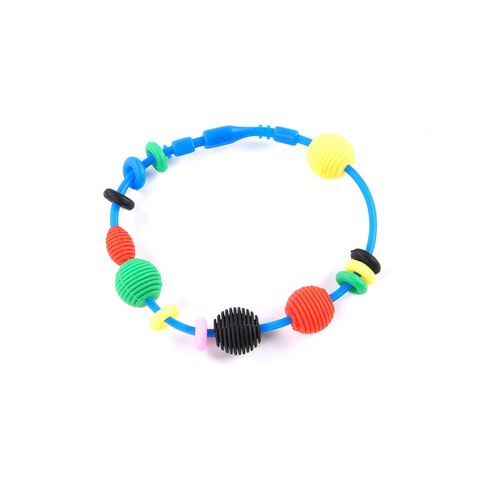 Bracelet de perles en silicone rondes, style le plus vendu