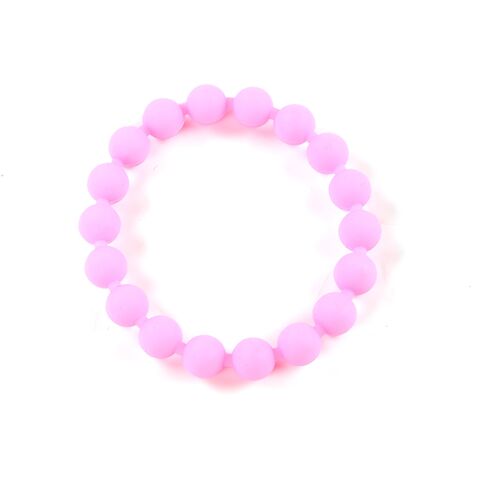 Bracelet de perles en silicone rondes, style le plus vendu