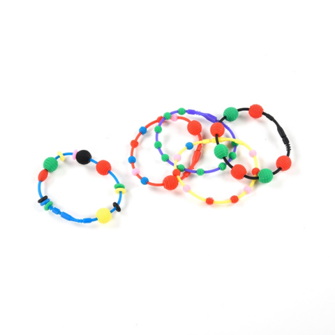Bracelet de perles en silicone rondes, style le plus vendu